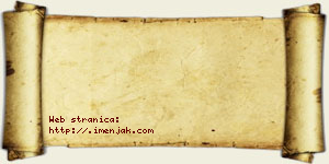 Isak Simidžić vizit kartica